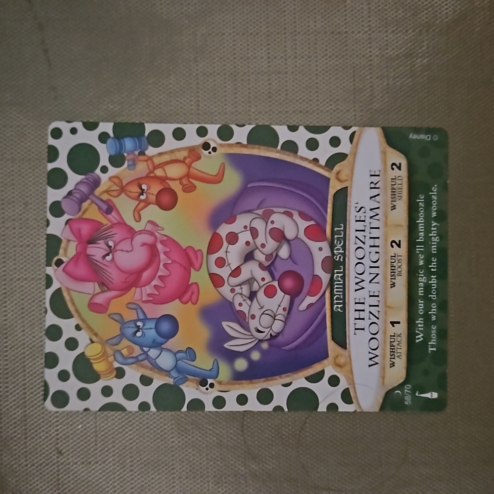 The Woozles' Woosle Nightmare Sorcerer's of The Magic Kingdom Card